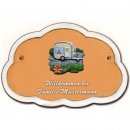 Decoramic Wolkentraum 626 Toskana, Motiv Campingwagen