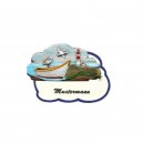 Decoramic Wolkentraum Wei, Motiv Strand Boot