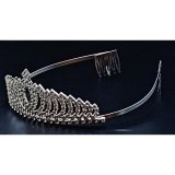 Diadem versilbert  12,5 x 4,92 cm