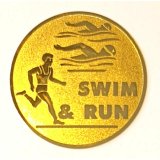 EMBLEM D=50 SWIM & RUN goldfarben