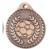 Eisen-Medaille Fußball Kranz Ø32mm bronze 12 Gramm /...