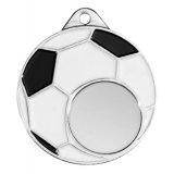 Eisen-Medaille Fußball Ø50mm silber 31 Gramm / Rückseite:...