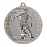 Eisen-Medaille Fußball Ø50mm silber Fussball Motiv 37gr.