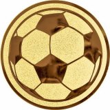 Emblem 50mm Fuball Ball silberfarben