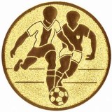 Emblem 50mm Fubalspieler goldfarben