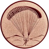 Emblem D=25 Fallschirmspringer  bronzrfarben
