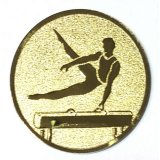 Emblem D=25 Kunstturnen gold