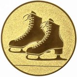 Emblem D=25 mm Eiskunstlauf (gold