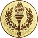 Emblem D=25 mm Siegesflamme goldfarben