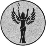 Emblem D=25 mm Siegesgttin silberfarben