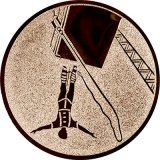 Emblem D=50 Bungeespringen bronzefarben