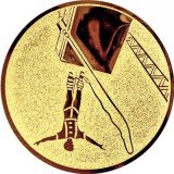 Emblem D=50 Bungeespringen goldfarben