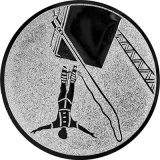 Emblem D=50 Bungeespringen silberfarben