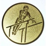 Emblem D=50 Kunstturnen gold