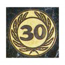 Emblem D=50 Nr.30  in gold-, silber- und bronzefarben