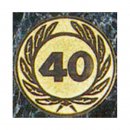 Emblem D=50 Nr.40  in gold-, silber- und bronzefarben