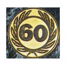 Emblem D=50 Nr.60  in gold-, silber- und bronzefarben