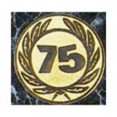 Emblem D=50 Nr.75  in gold-, silber- und bronzefarben