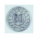 Emblem D=50 mm Siegerzahl 50