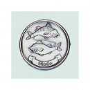Emblem D=50 mm Sternzeichen Fische