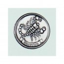 Emblem D=50 mm Sternzeichen Skorpion