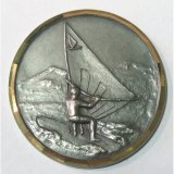Emblem D=50 mm Segeln Metallausfhrung