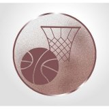 Emblem D=50mm Basketball bronzefarben