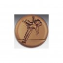 Emblem D=50mm Eiskunstlufer - Paare, bronzefarben,...