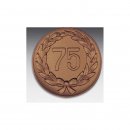 Emblem D=50mm Jubilum, 75 Jhriges mit Kranz,...