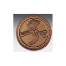 Emblem D=50mm Kamm+Schere+Locke,  bronzefarben, siber-...