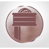 Emblem D=25mm Korbball bronzefarben