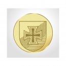 Emblem D=50mm Reservisten, goldfarbig