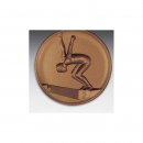 Emblem D=50mm Schwimmer, bronzefarben, siber- oder...