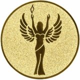 Emblem D=25 mm Siegesgttin goldfarben