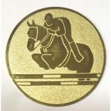 Emblem D=25mm Springreiten goldfarben