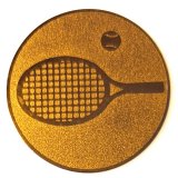 Emblem D=50mm Tennis neutral bronzefarbig