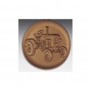 Emblem D=50mm Traktor,   bronzefarben, siber- oder...
