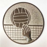 Emblem D=50mm Volleyball, bronze