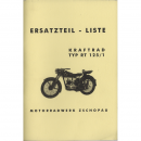 Ersatzteil - Liste Kraftrad RT125/1