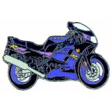 Euro-Roller Shop Pin SUZUKI GSX R 1100 R schw/lila US 95*