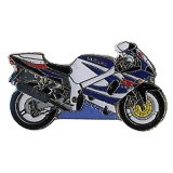 Euro-Roller Shop Pin SUZUKI GSX R 750/2000 wei/blau