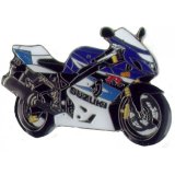 Euro-Roller Shop Pin SUZUKI GSX R 750 blau 2004