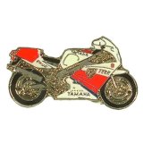 Euro-Roller Shop Pin YAMAHA FZR 750 R OW 01 klein wei/ro*