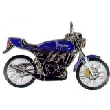 Euro-Roller Shop Pin YAMAHA RZ 50 blau