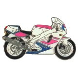 Euro-Roller Shop Pin YAMAHA YZF 750 wei/bl/purp. 93*