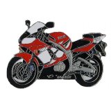 Euro-Roller Shop Pin YAMAHA YZF-R6 wei/rot Modell 2002