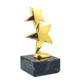 Figur 2 Sterne goldfarben 18 cm