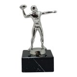 Figur American Football Silberfarben Metall 140mm