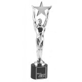 Figur Award-Stern 230mm Sterling versilbert auf...