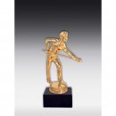 Figur Billardspieler glanz-gold 23-25cm